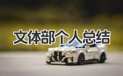 文体部个人总结 文体部个人工作总结​
