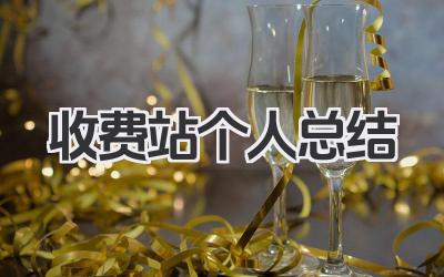 收费站个人总结 收费站个人工作总结​