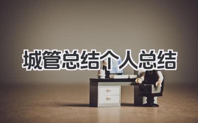 城管总结个人总结 城管个人工作总结​