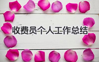 收费员个人工作总结 收费员个人工作小结​