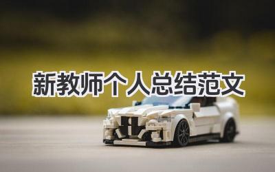新教师个人总结范文 新教师工作小结范文​