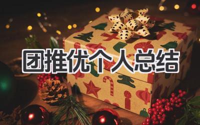 团推优个人总结 团推优工作小结​