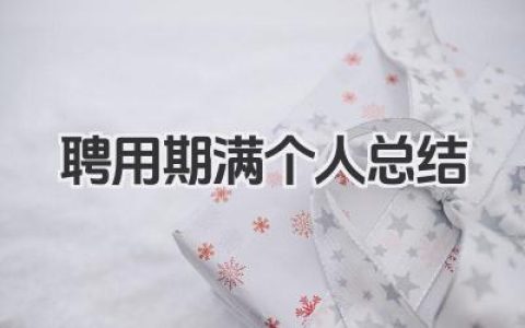 聘用期满个人总结 聘用期满工作小结​