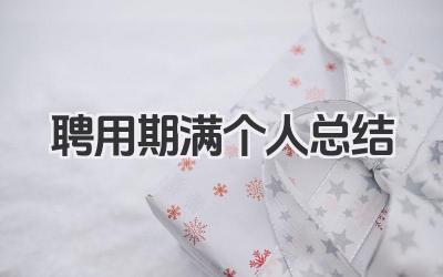 聘用期满个人总结 聘用期满工作小结