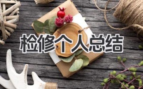 检修个人总结 设备检修个人工作总结​