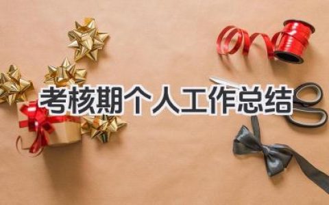 考核期个人工作总结 考核期个人工作小结​
