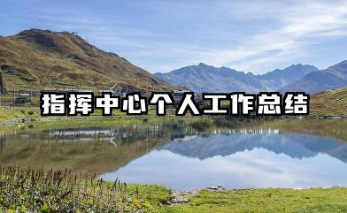指挥中心个人工作总结 指挥中心工作人员个人总结​