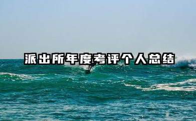 派出所年度考核个人总结 派出所年度考评个人总结​