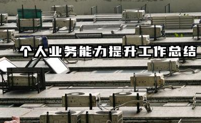 个人业务能力提升总结 个人业务能力提升工作总结