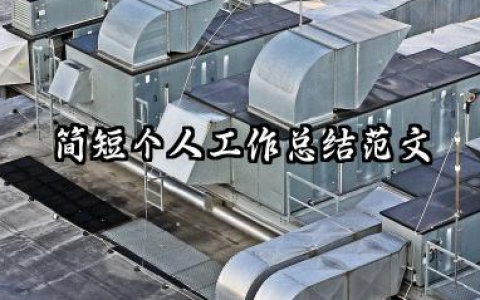 简短的个人工作总结范文 简短个人工作总结范文