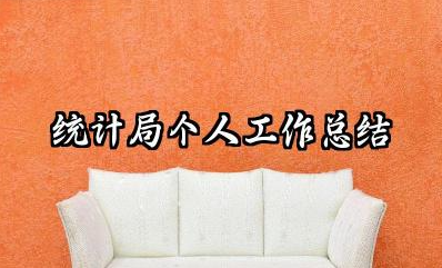 统计局个人工作总结 统计局工作人员个人总结