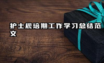 护士规范化培训个人总结 护士规培期工作学习总结范文