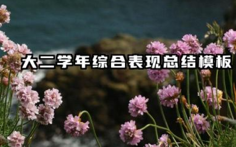 大二学生年度个人总结 大二学年综合表现总结模板