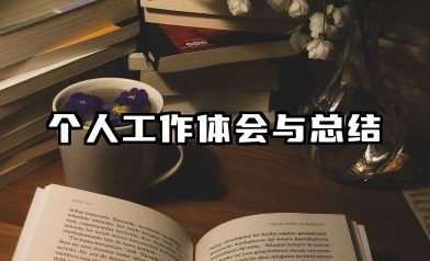 个人工作体会与总结 个人工作总结与体会