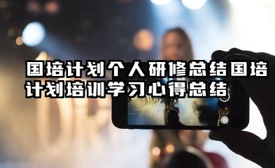 国培计划个人研修总结 国培计划培训学习心得总结