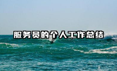 服务员的个人工作总结 服务员工作总结