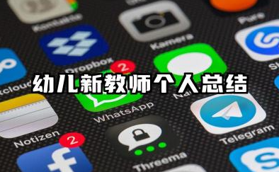 幼儿新教师个人总结 新任幼儿教师年度工作述职报告