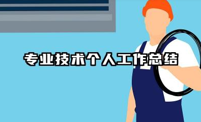 个人专业技术能力总结 专业技术个人工作总结