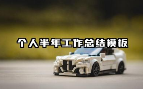个人半年工作总结格式 个人半年工作总结模板
