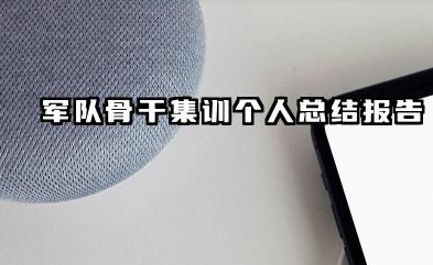 部队骨干集训个人总结 军队骨干集训个人总结报告