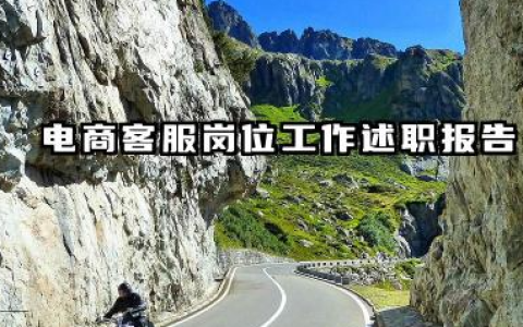 淘宝客服个人总结 电商客服岗位工作述职报告