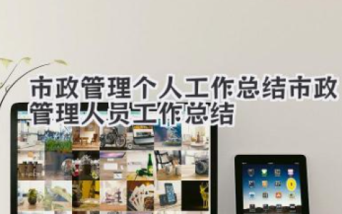 市政管理个人工作总结 市政管理人员工作总结